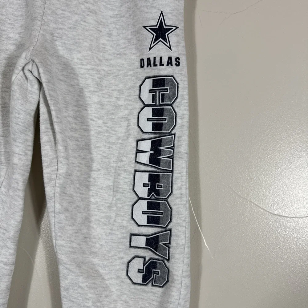 NFL Team Apparel Youth Pants Dallas Cowboys Size L 14-16 Track Sweatpants